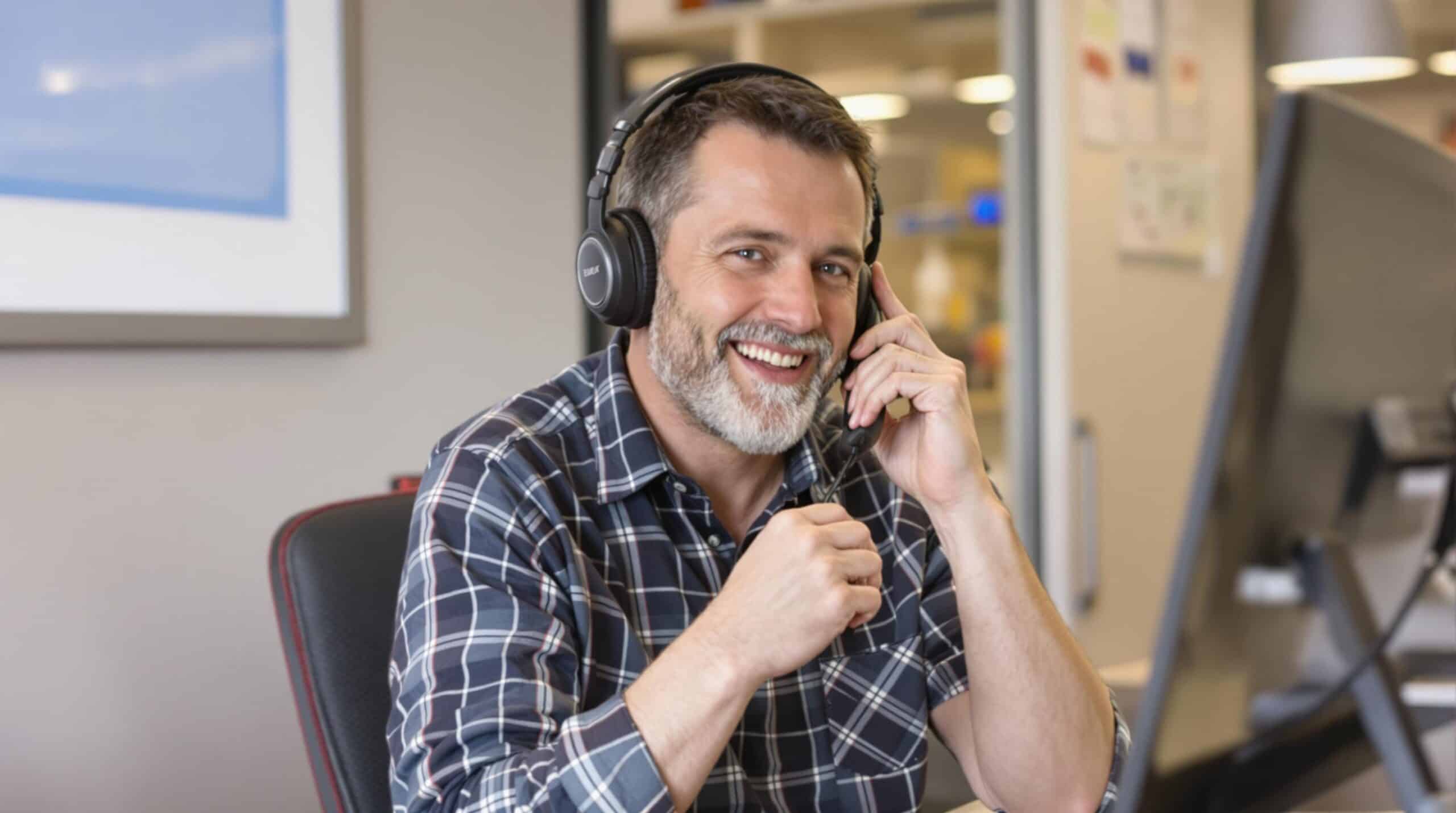 Een klant die telefonisch geïnformeerd wordt over een uitgestelde levering van een product.
